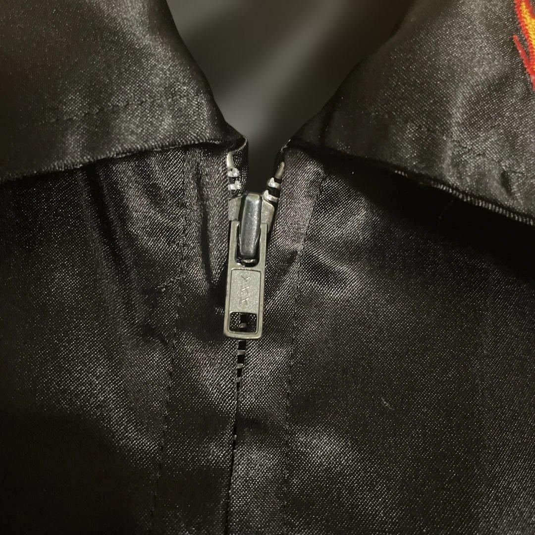 日本製 RED DEVILS サテンジャケット スカジャン ベトジャン - メルカリ