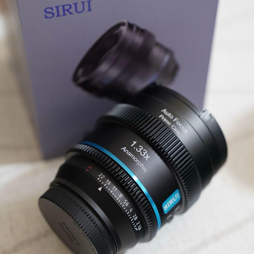 【新品同様】SIRUI 20mm T1.8 1.33X アナモルフィックレンズ