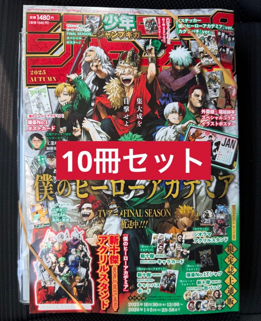 ジャンプGIGA 2025 AUTUMN 僕のヒーローアカデミア 10冊セット - メルカリ