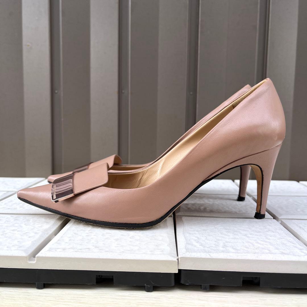 36 Sergio rossi sr1 パンプス ピンク ベージュ 23 - メルカリ