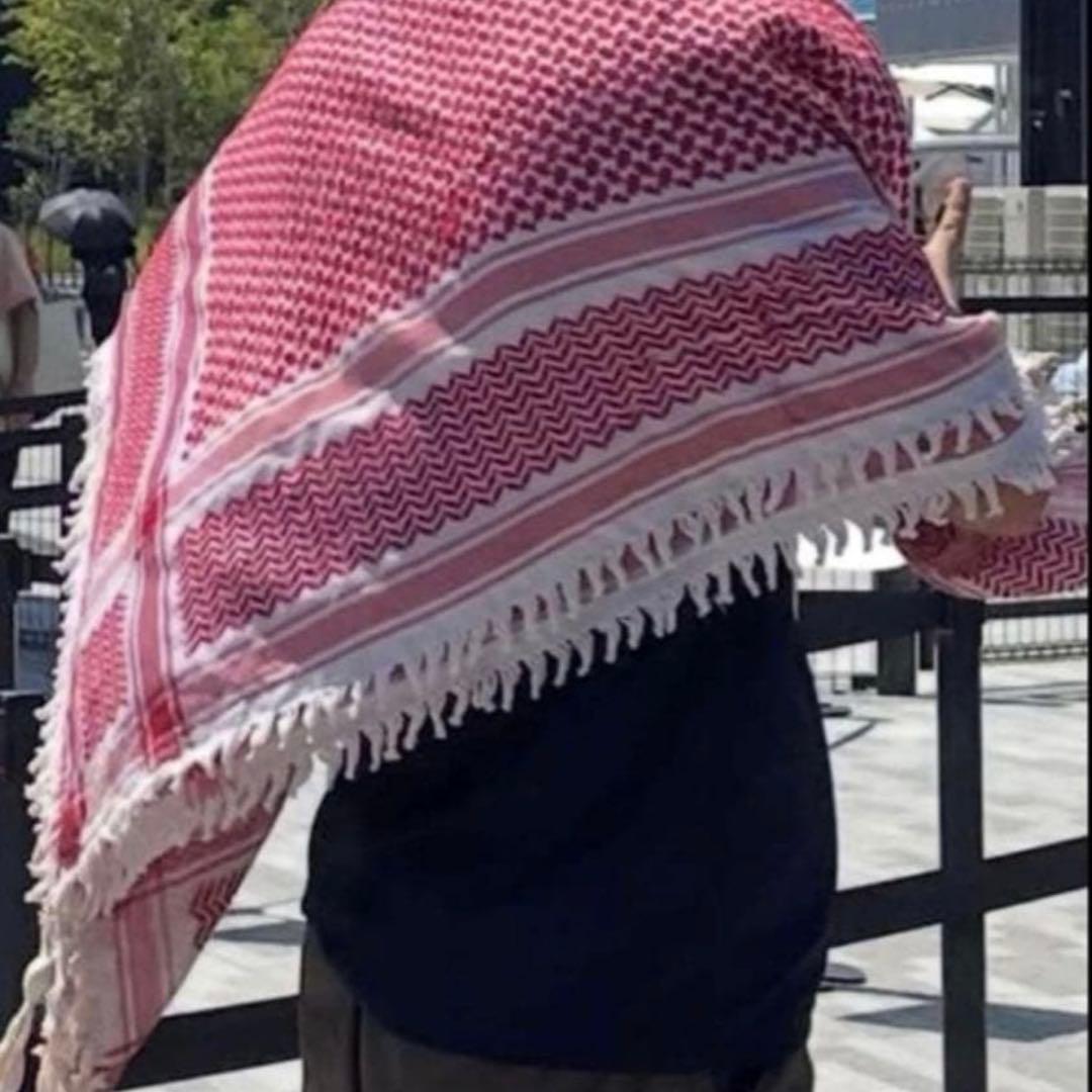 新品未開封】大阪・関西万博 ヨルダンパビリオン ストール 赤 - メルカリ