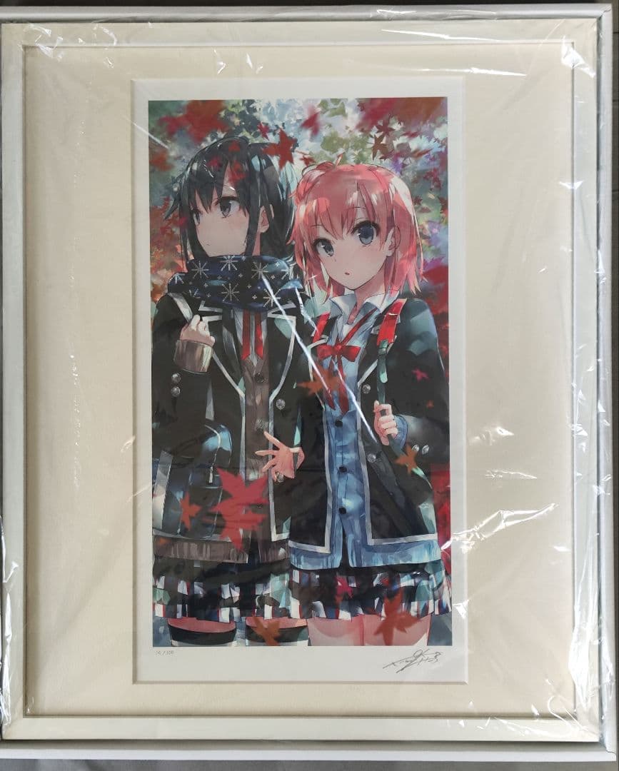 俺ガイル ぽんかん⑧展 直筆サイン入りアートグラフB - メルカリ