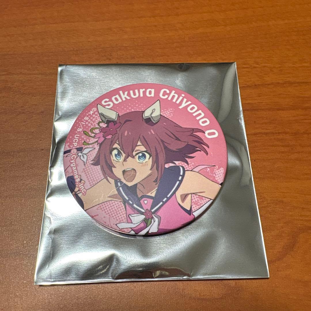 ウマ娘 シンデレラグレイ 怪物の蹄跡展 サクラチヨノオー 缶バッジ