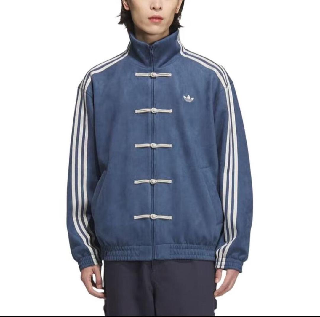 新品アディダス 中国限定 正規品 蛇年 トラックジャケット 青色 男女