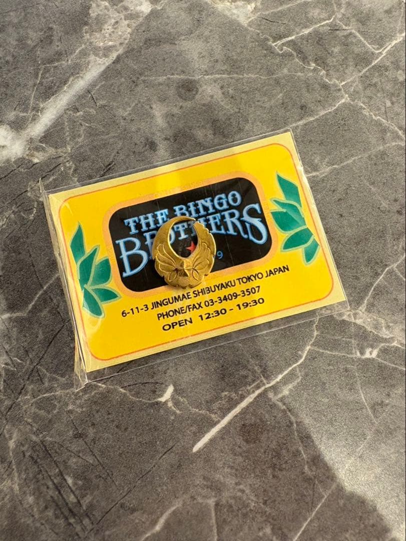 24k ビンゴブラザーズ　ピアス　左耳 THE BINGO BROTHERS ザ ビンゴブラザーズ 24K イーグルピアス 左耳用