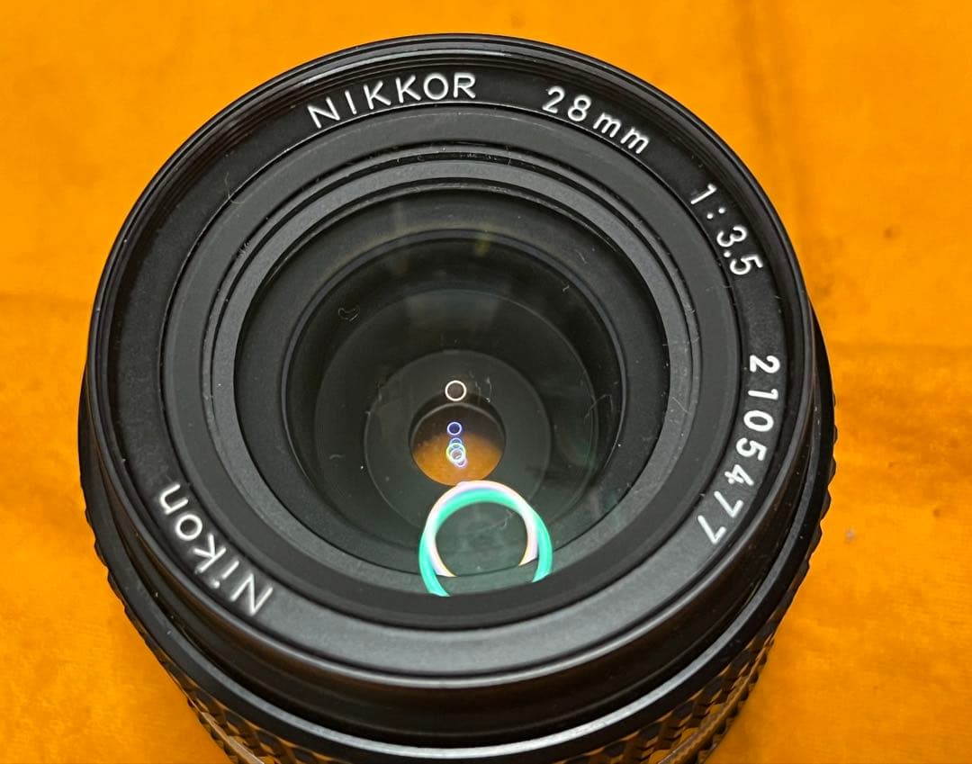 【美品】Nikon FE 一眼レフカメラ 28mm f3.5レンズ　動作確認済み