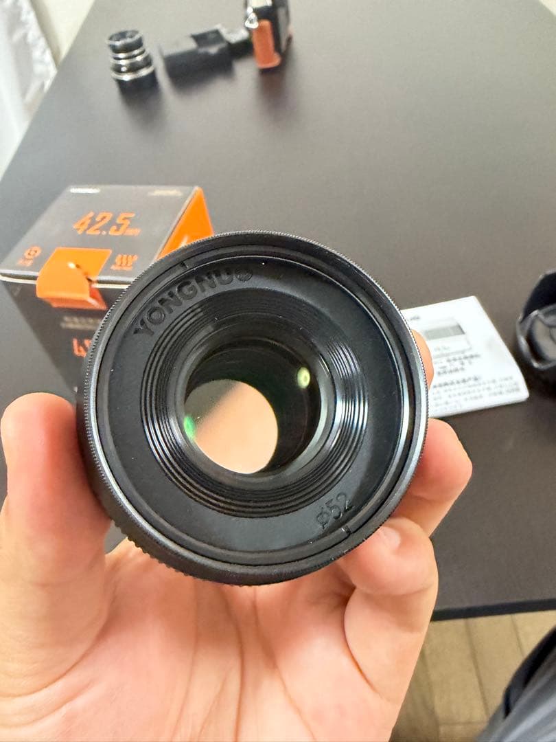 【美品】YONGNUO YN 42.5mm F1.7M (マイクロフォーサーズ)