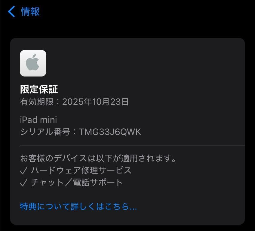 【美品】iPad mini 第7世代 Wi-Fiモデル 128GB ブルー