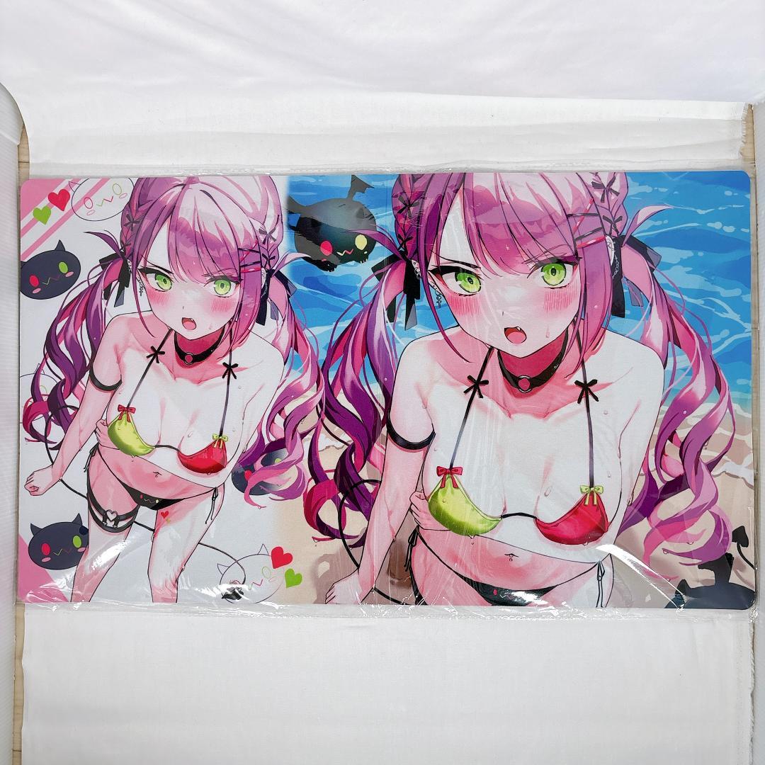 ホロライブ 常闇トワ 水着 スリーブ プレイマット セット【shir