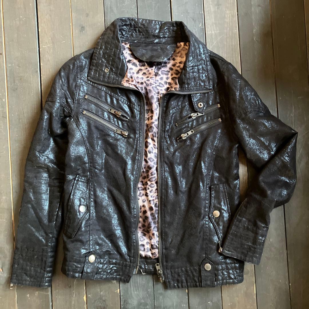 d*4様 希少にして奇跡の一品 VICEFAIRY ファージレ付きライダースジャ