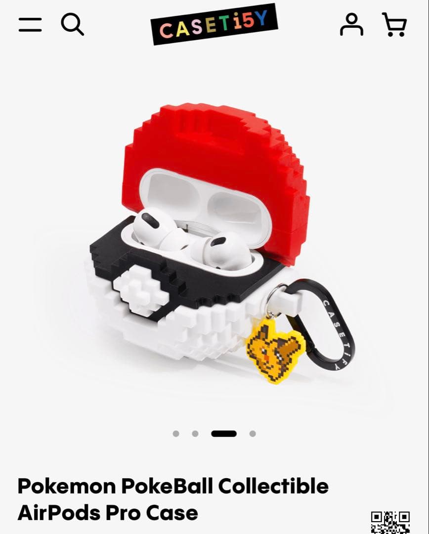 箱あり美品】CASETiFY モンスターボール AirPods Pro ケース - メルカリ