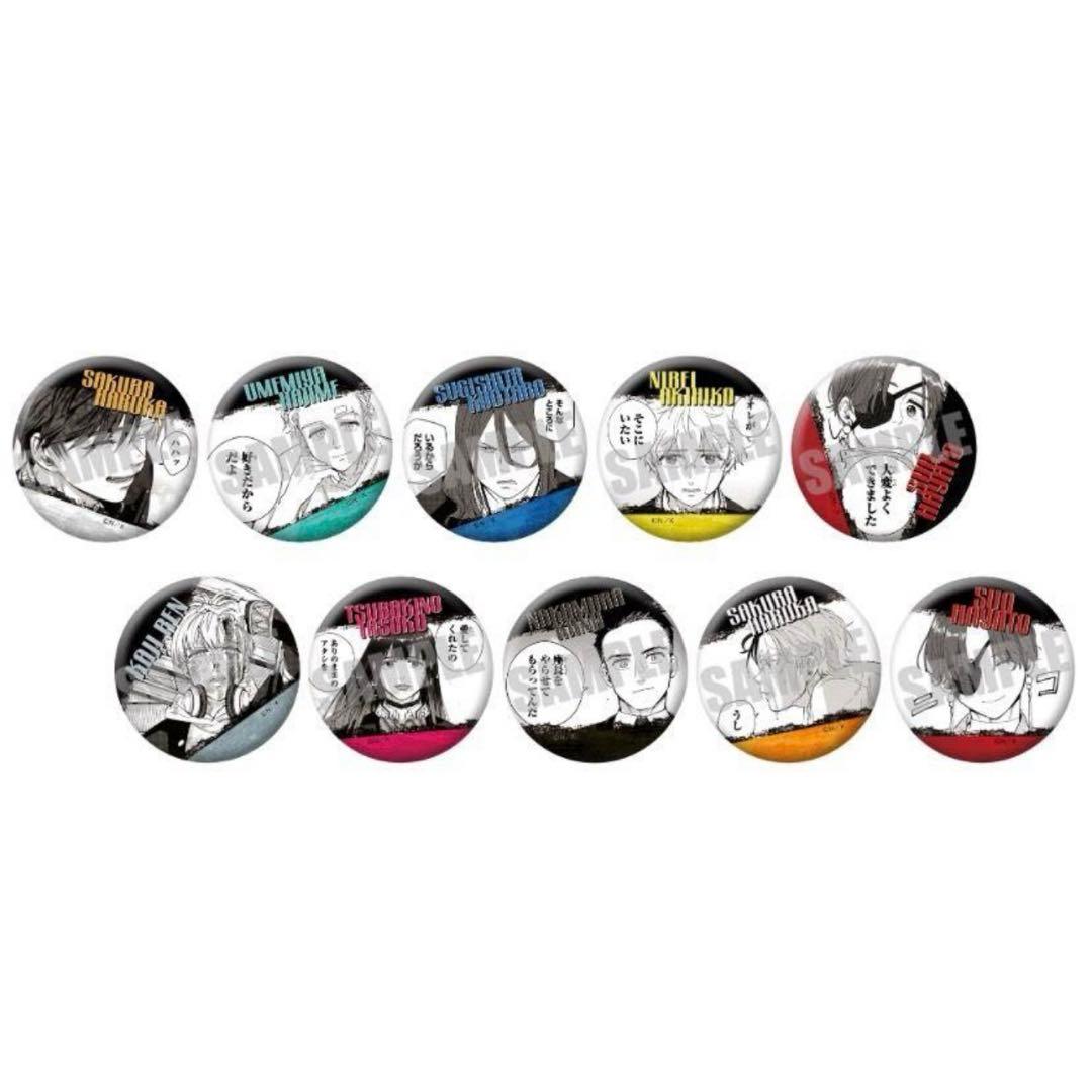 WIND BREAKER ジュエリー缶バッジ 第一弾未開封原作絵