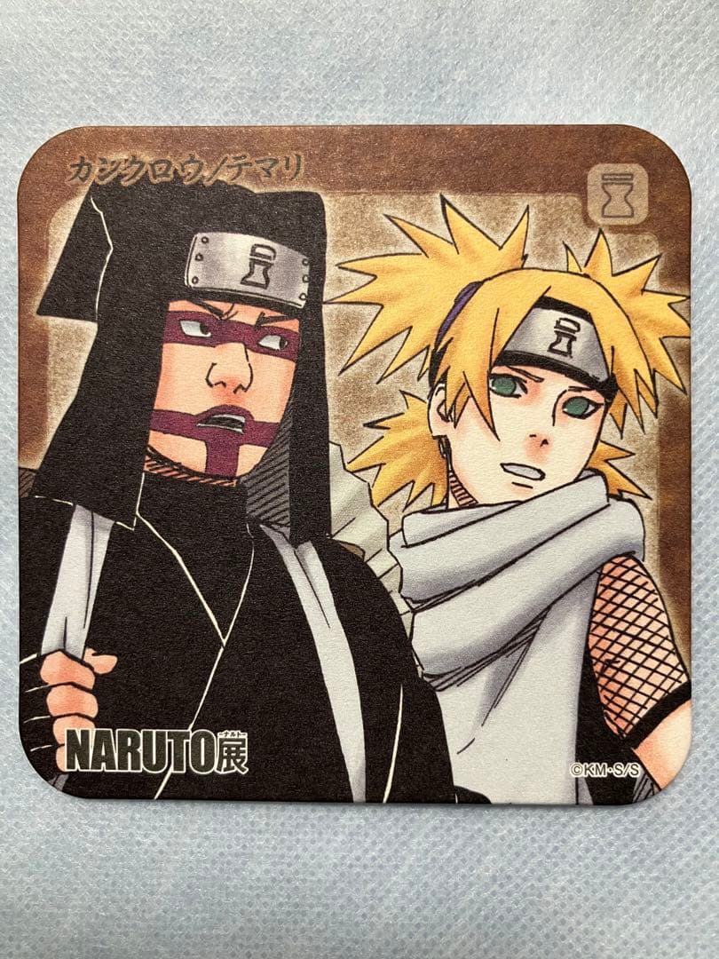 NARUTO展 アートコースター カンクロウ／テマリ - メルカリ