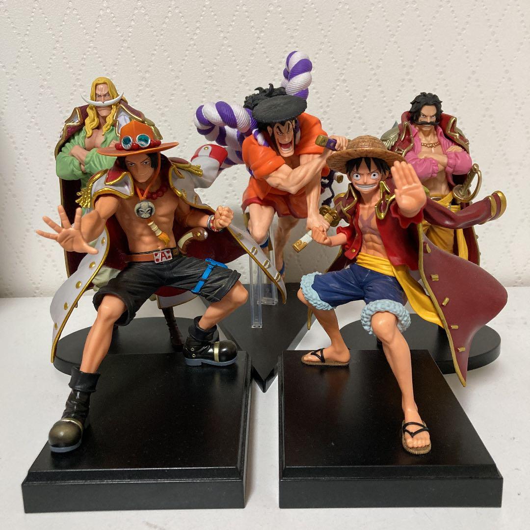ルフィ エース おでん ロジャー 白ひげ フィギュアセット - メルカリ