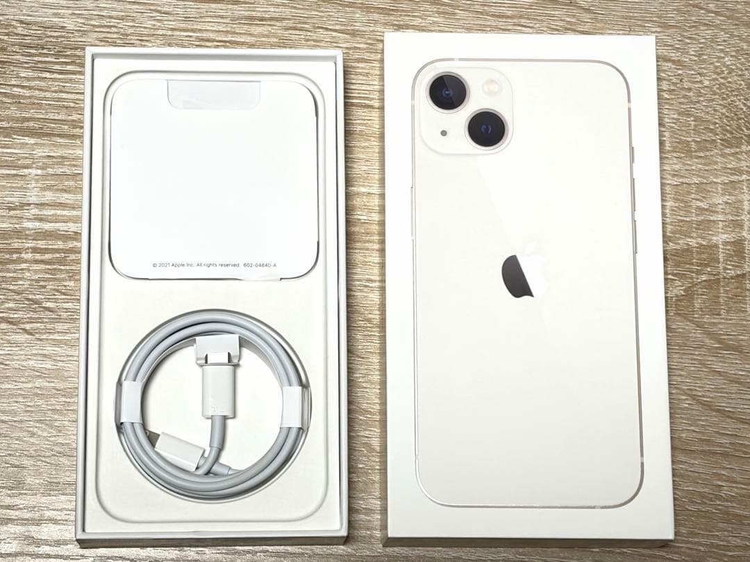 iPhone13 256GB スターライト SIMフリー バッテリー79% - メルカリ