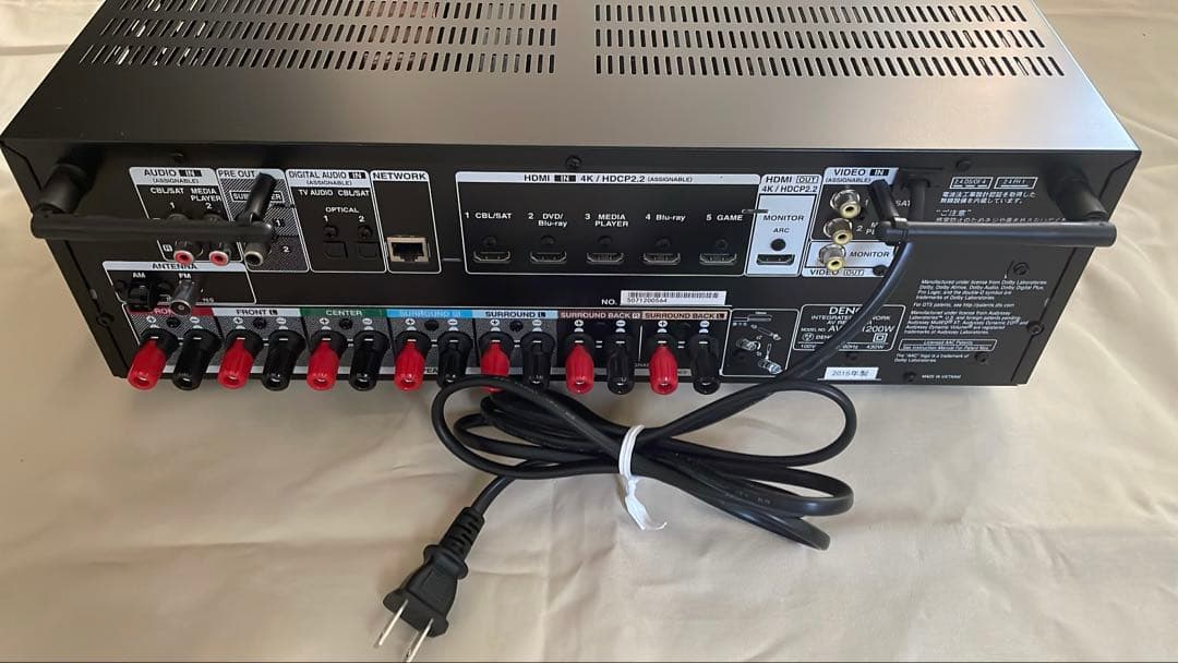 【美品】デノン DENON AVアンプ AVR-X1200W