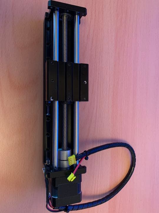 一軸アクチュエータ(モーターとスイッチ付き)