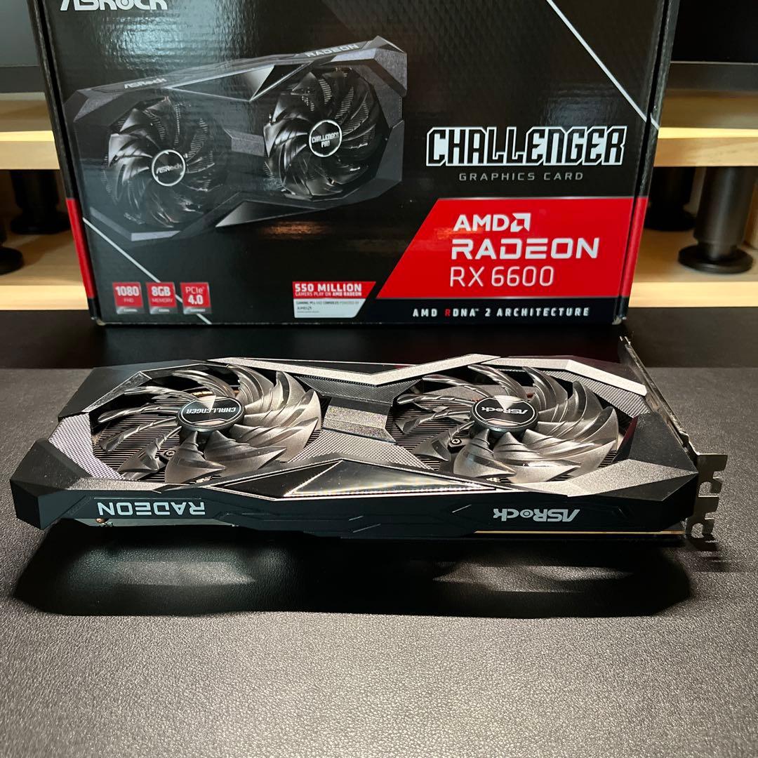 グラフィックボード・グラボ・ビデオカード ASRock AMD Radeon RX 6600 8GB