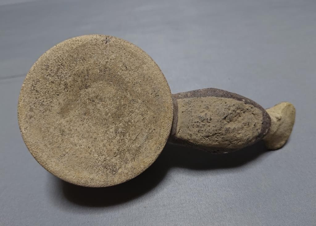 コレクター収集品 アンデス プレコロンビア チャンカイ文化 （蛙.人面