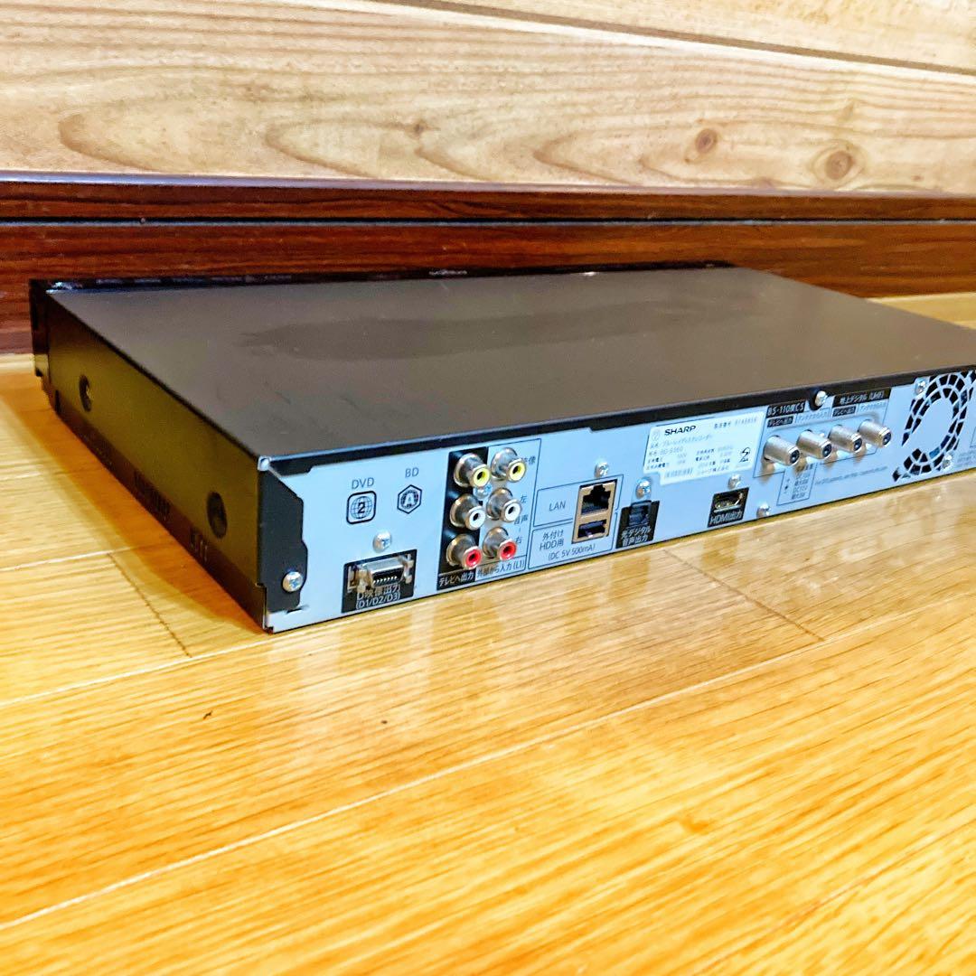 SHARP シャープ AQUOS ブルーレイ レコーダー HDD 500GB - メルカリ