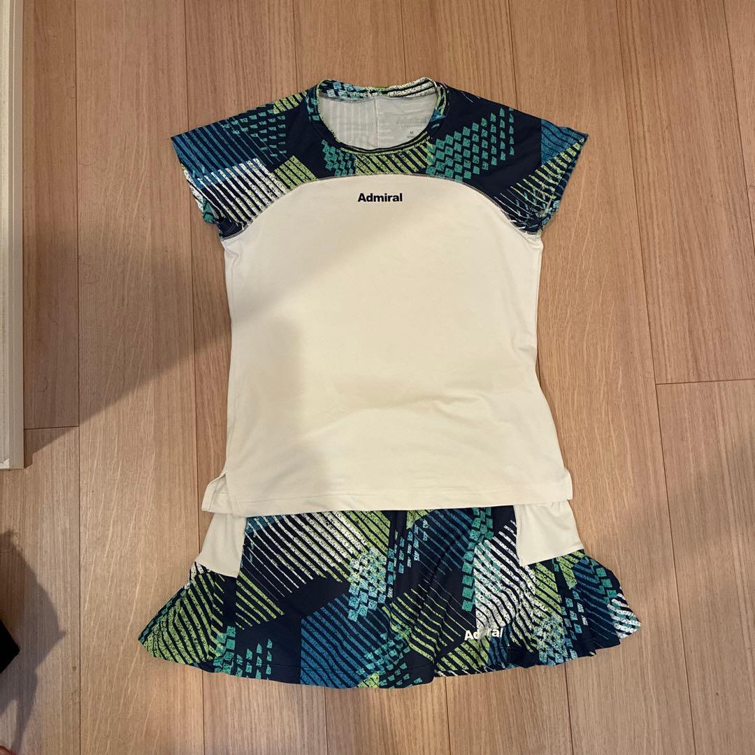 Admiral アドミラル テニスシャツ& スコート 2点セット 2回着用の美品