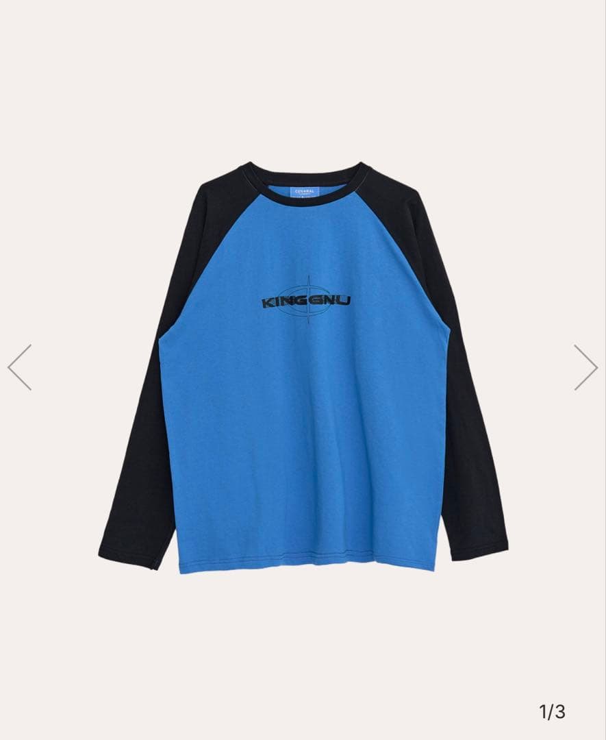 KING GNU L/S RAGLAN [ブルー] - メルカリ