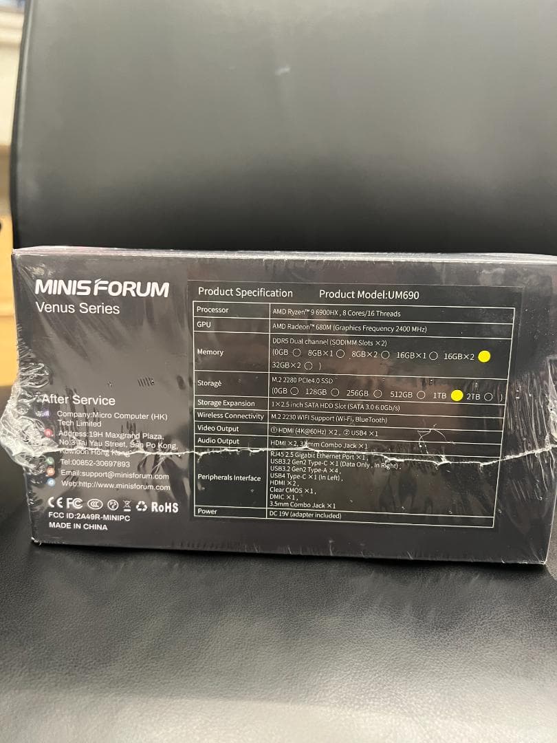 未開封　MINISFORUM