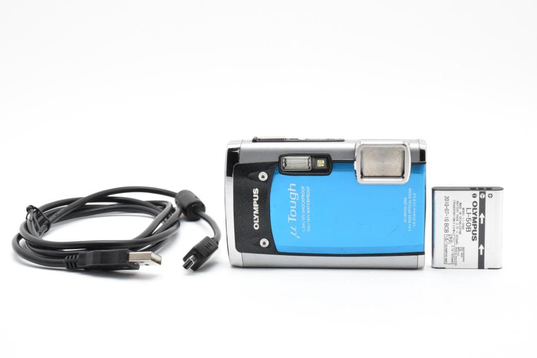 □美品□ オリンパス OLYMPUS μ TOUGH-6020 【防水・ブルー】 - メルカリ