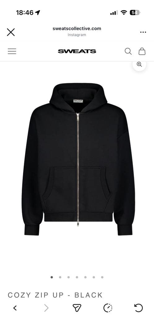 トップス sweats collective zip up black Black Cozy Zip Up | Sweats Collective