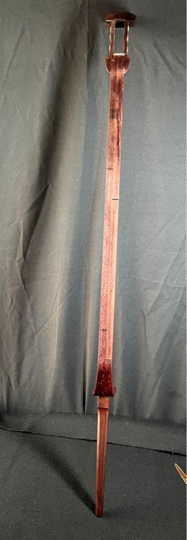 津軽三味線 三線・本紫檀・棹のみ 紅木紫檀製 純銀 天然素材 弦楽器