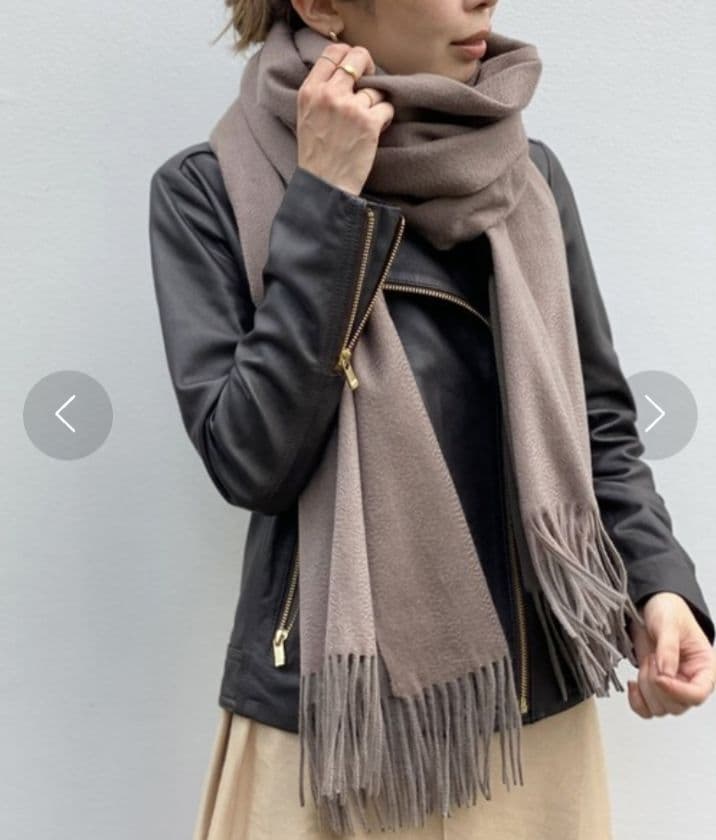 本日限定価格Nobleノーブルオリジナルカシミヤストール◇ブラウン