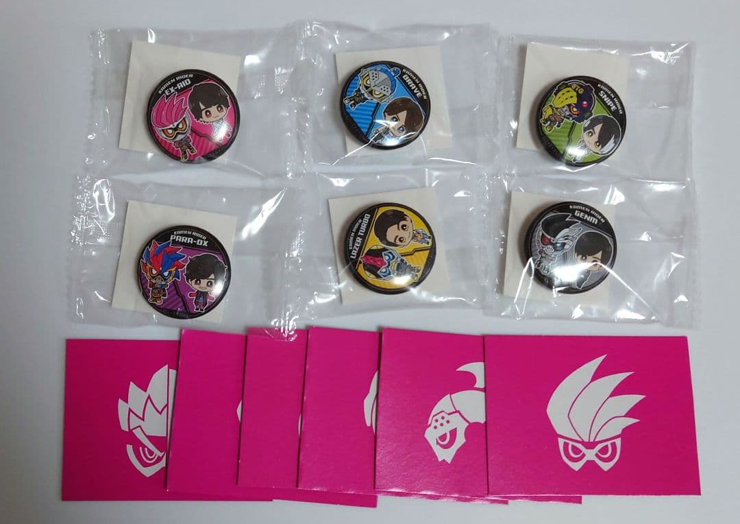 仮面ライダーエグゼイド 缶バッジ6点 - メルカリ
