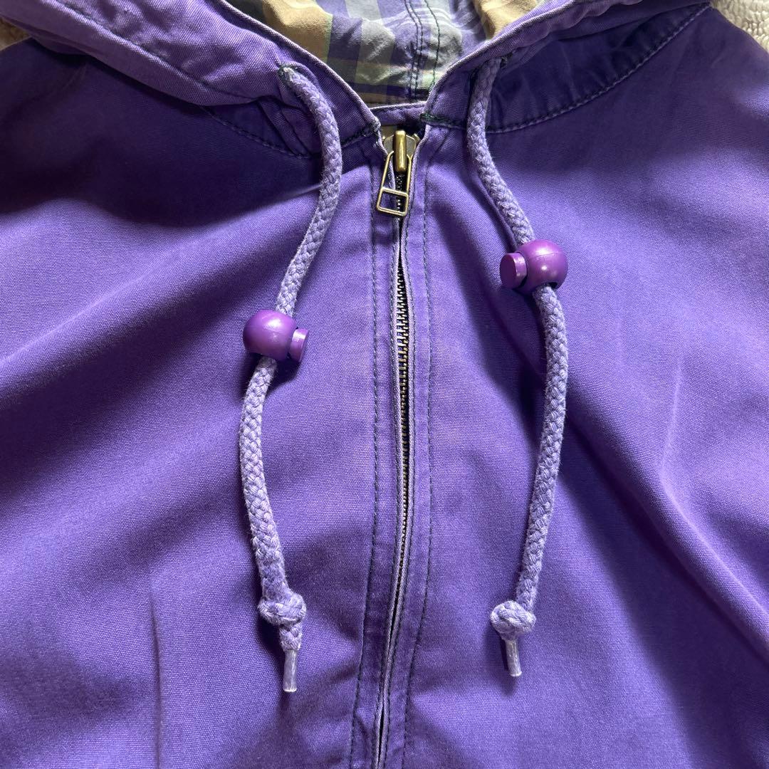 《希少》90s OLD GAP ジップアップ　パーカー　ナス紺　フェード
