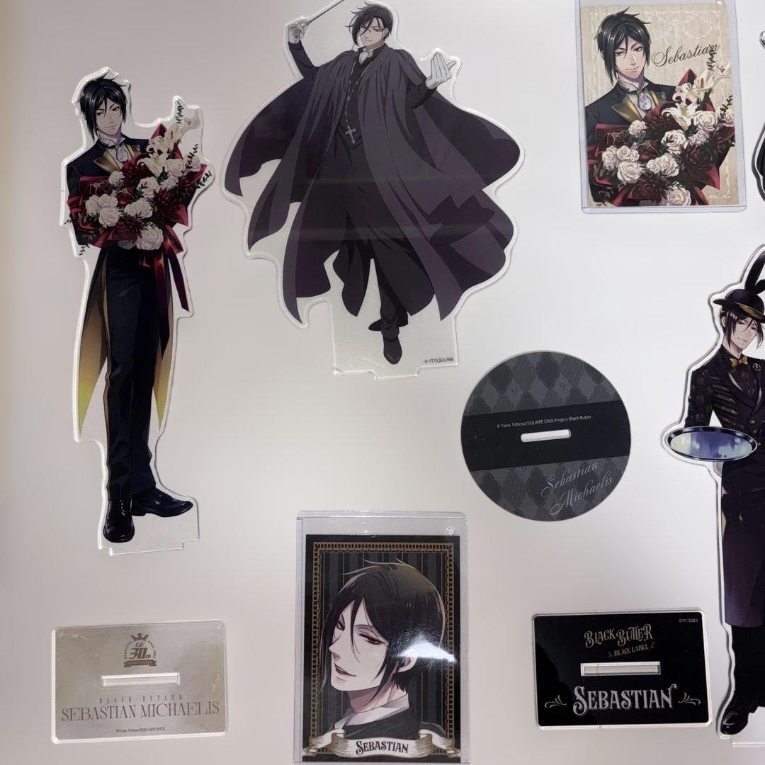 黒執事 セバスチャン・ミカエリス まとめ売り 限定値下げ 黒執事 -寄宿学校編- 特大セリフキーホルダー 寮監のミカエリスです