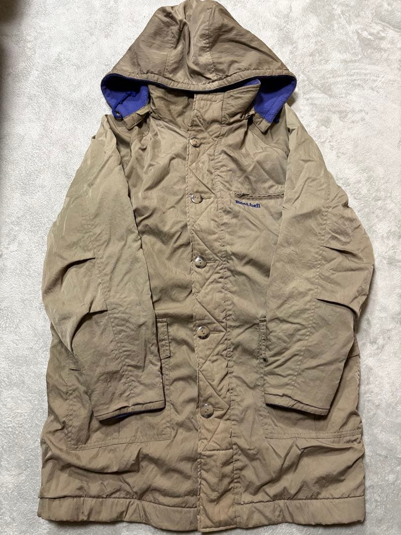 90s mont-bell モンベル 裏フリース POLARTEC フード脱着 - メルカリ