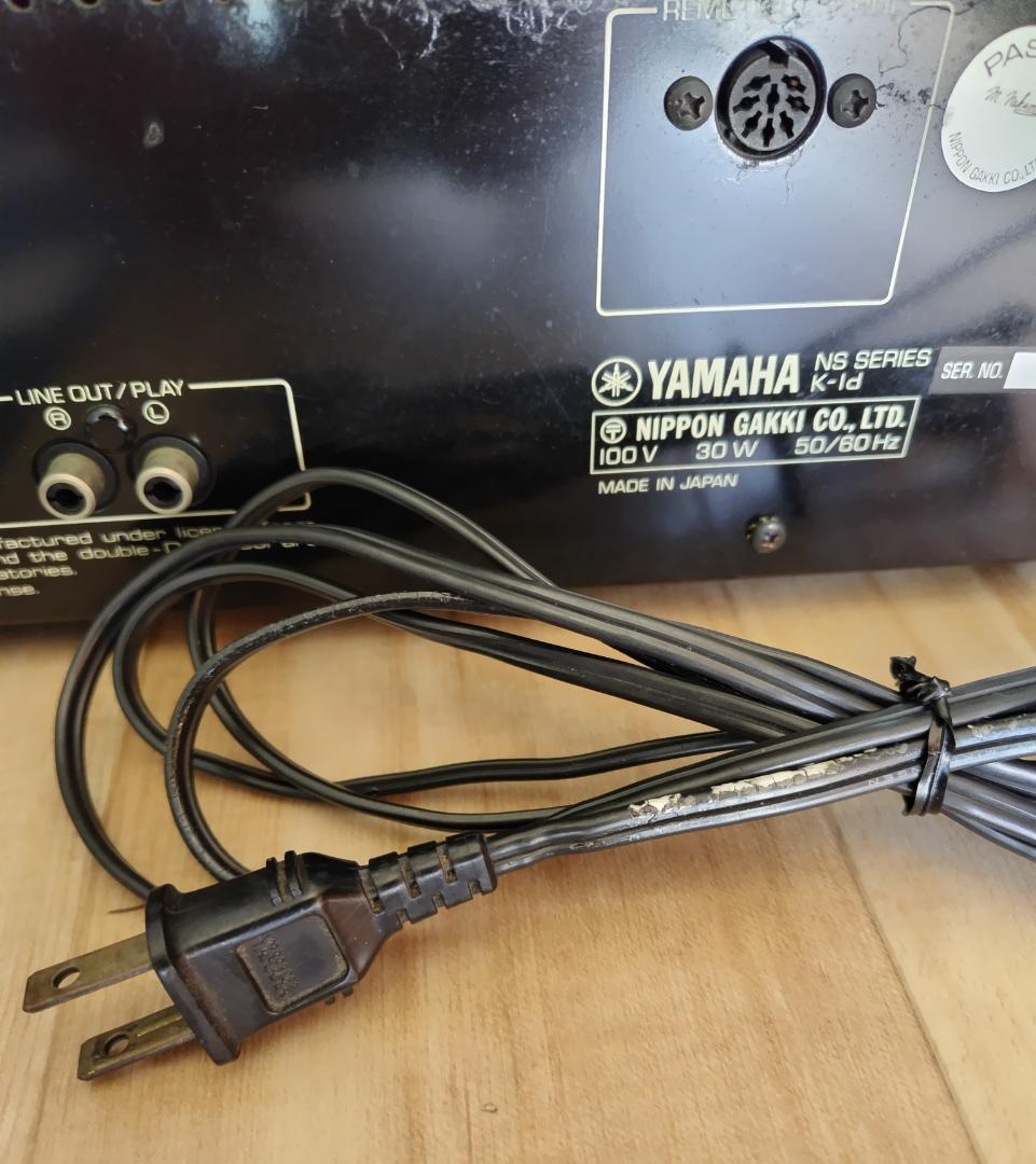 【ジャンク品】YAMAHA ステレオカセットデッキ　K-1d