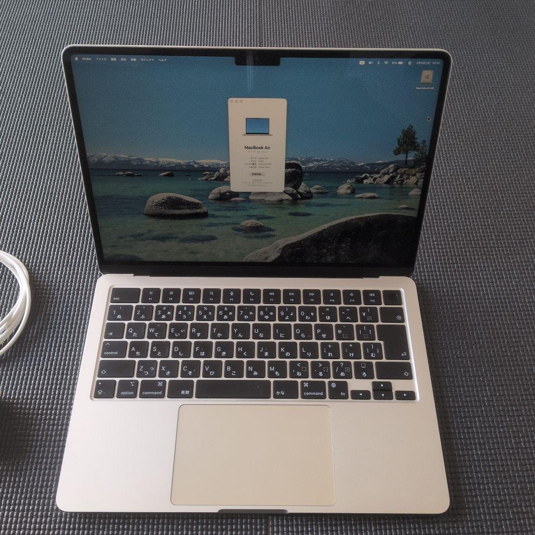 MacBook本体 Apple MacBook Air M3 2024 13.6 MRXT3J/A