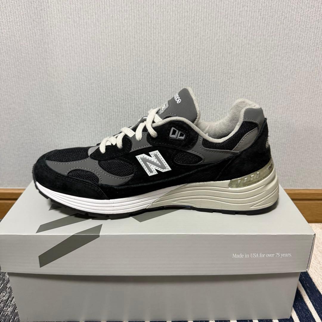 靴 New Balance U992BK (25.5cm / US7.5)