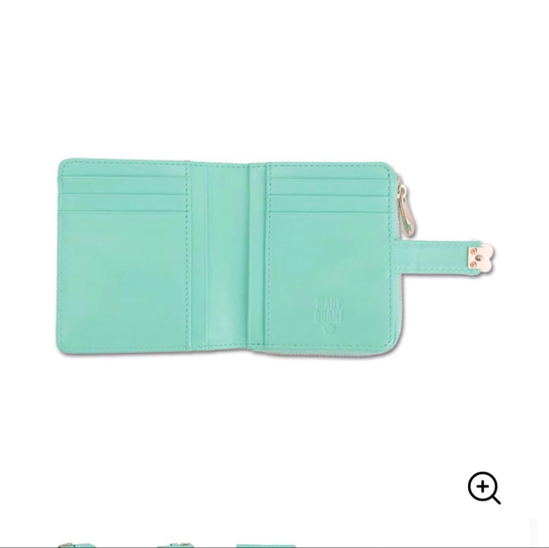 MARY QUANT ミントグリーン 二つ折り財布 箱付 ラッピング ギフト