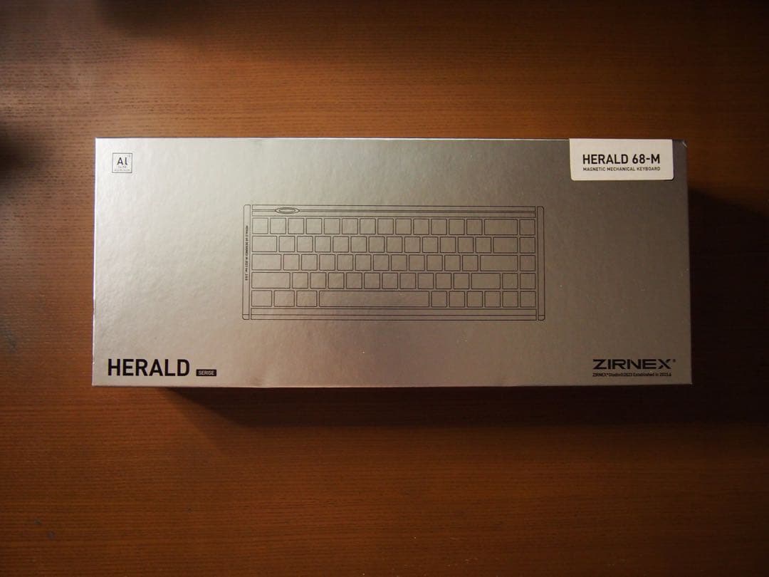 ZIRNEX HERALD 68-M レッドキーボード Zirnex Herald 68-M ラピトリキーボード - バーニングレッド Herald68