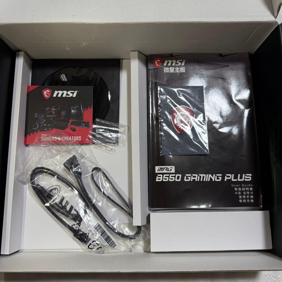 MSI B550 GAMING PLUS マザーボード