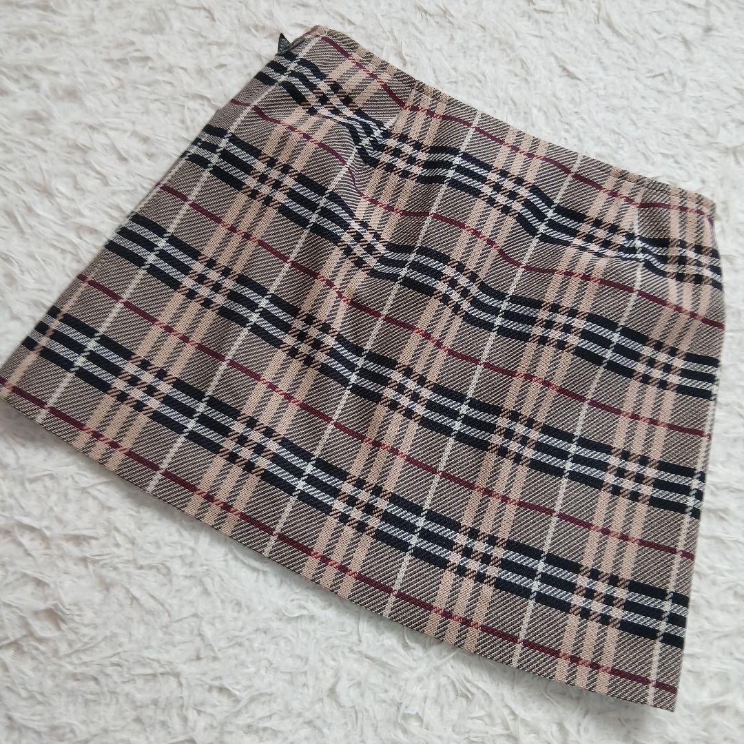 極美品】【BURBERRY BLUE LABEL】希少 ノバチェック スカート - メルカリ
