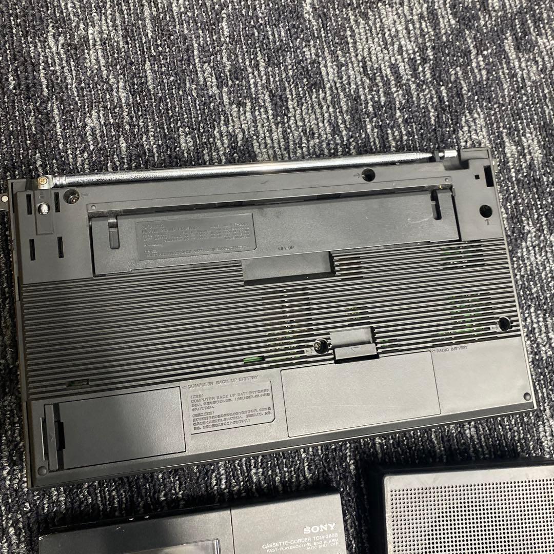 ジャンク品　SONY ソニー ラジオ カセットレコーダー ラジカセ テープ