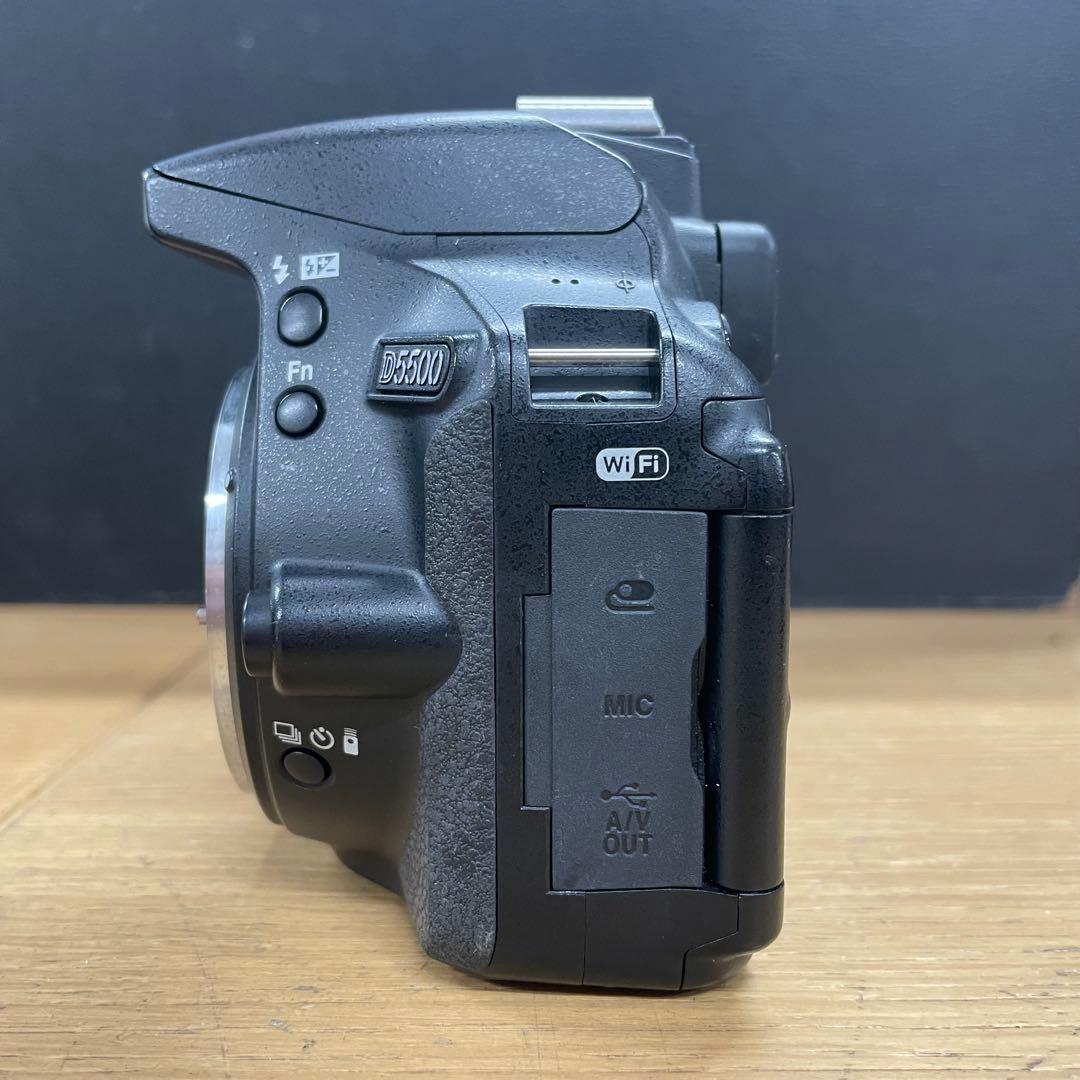 動作品 Nikon D5500 18-55mm VR レンズセット 一眼レフ