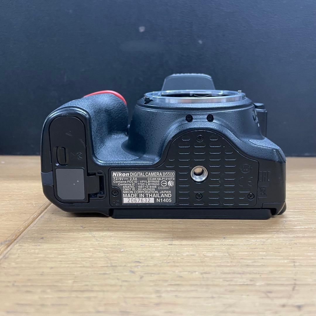 動作品 Nikon D5500 18-55mm VR レンズセット 一眼レフ