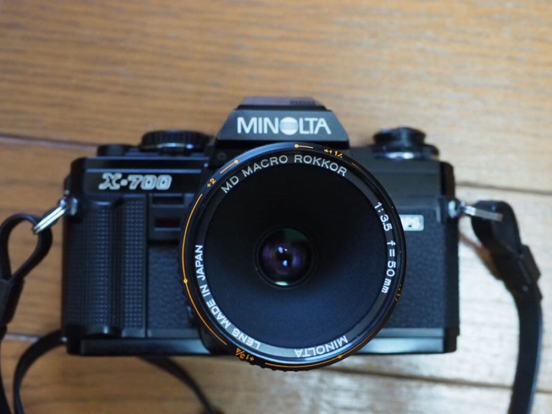 ミノルタX700、MDマクロロッコール50mmf3.5.、その他
