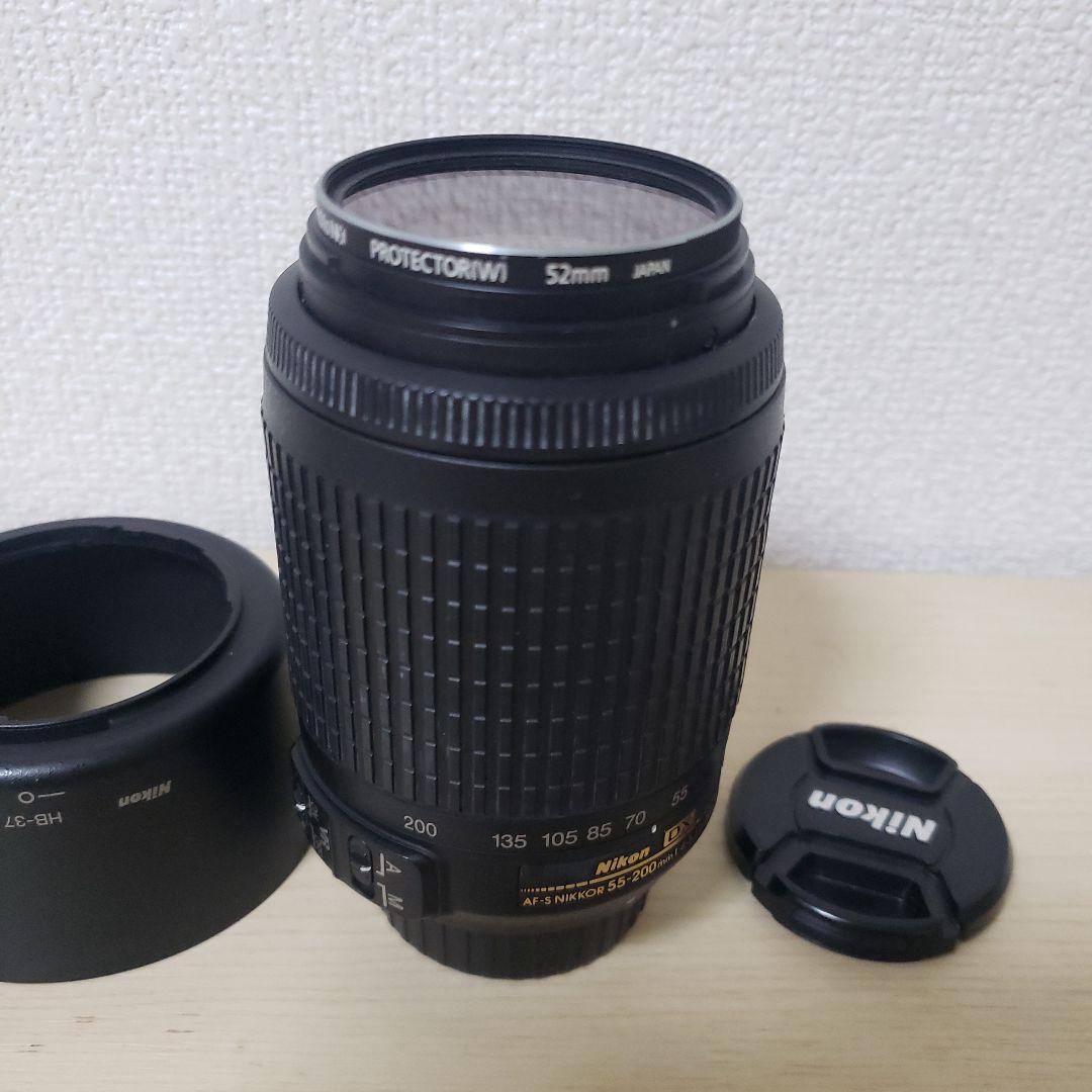 手振れ補正付き望遠レンズ NIKON 55-200mm VR