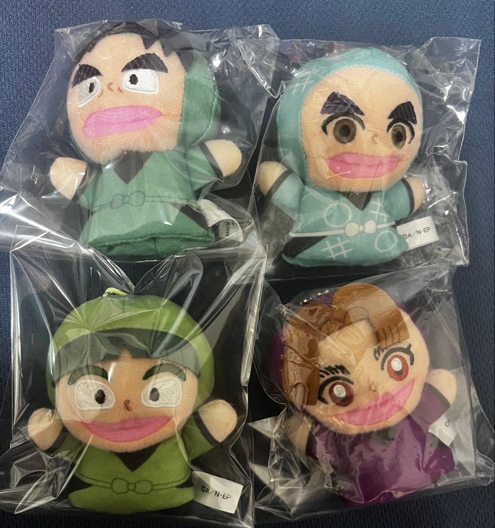 忍たま乱太郎 指人形マスコット 会計委員会 潮江 田村 神崎 任暁