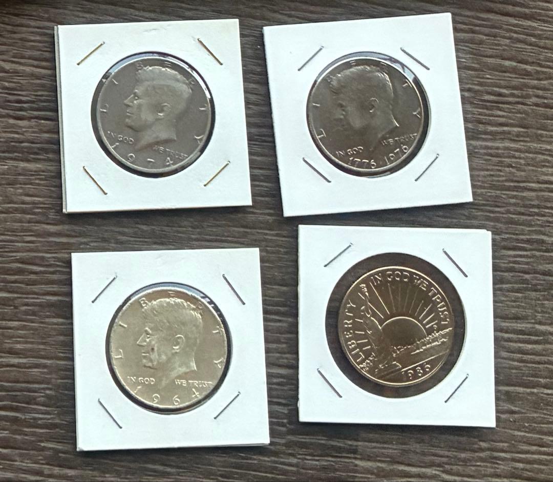 古銭 アメリカ ケネディ ハーフダラー コイン 銀貨 記念硬貨セット