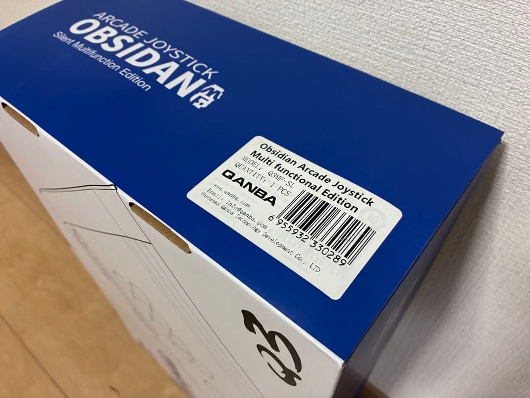 PC用ゲームコントローラー・コンバーター Qanba Q3MF-SL Obsidian Arcade Joystick